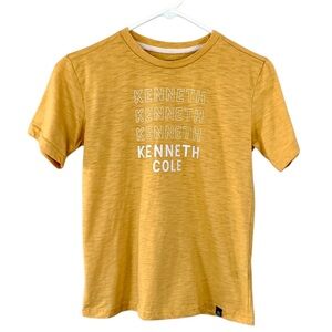 Kenneth Cole Yellow Boys Shirt Size 12 Crew Neck